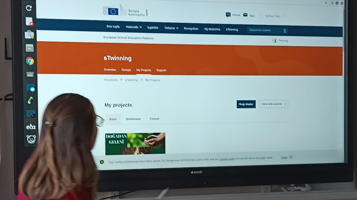 eTwinning'in Yeni Platformu ESEP in Öğrencilerimize Tanıtılması
